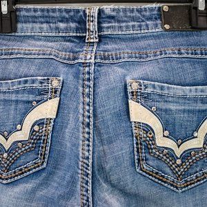 Wired Heart Jeans, Size 30, worn condition